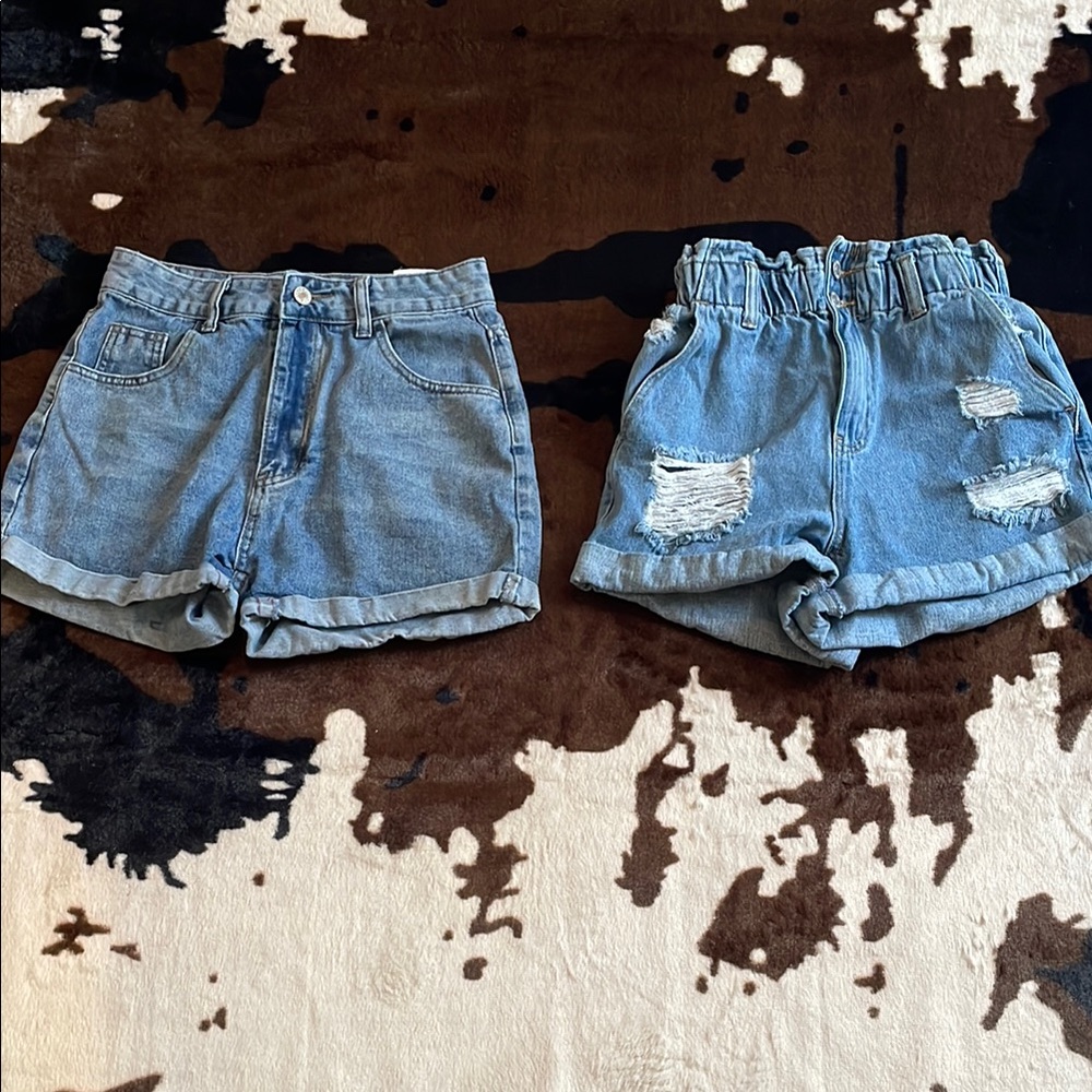Bundle of Stylish Blue Denim Kids Shorts!